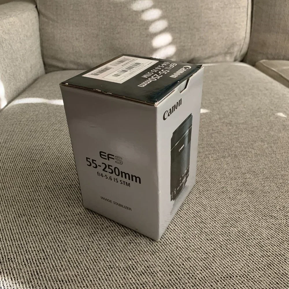 Canon EF 55-250mm f/4-5.6 IS STM *EMPTY BOX ONLY*